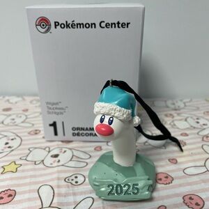 Pokemon Center Wiglett Ornament Christmas Holiday 2025 NIB